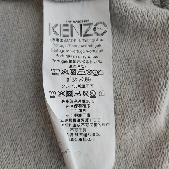 Kenzo Gray Animal Pyramid Graphic Sweatshirt - Picture 6 of 10